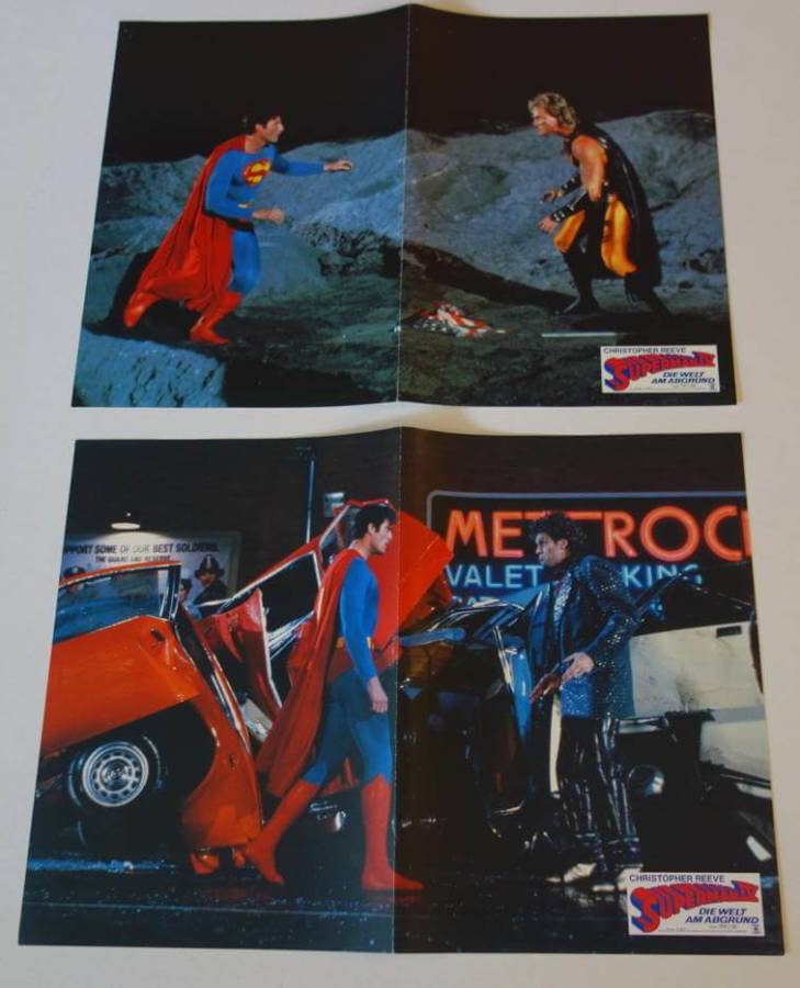 Superman IV - Die Welt am Abgrund originaler deutscher Aushangfotosatz